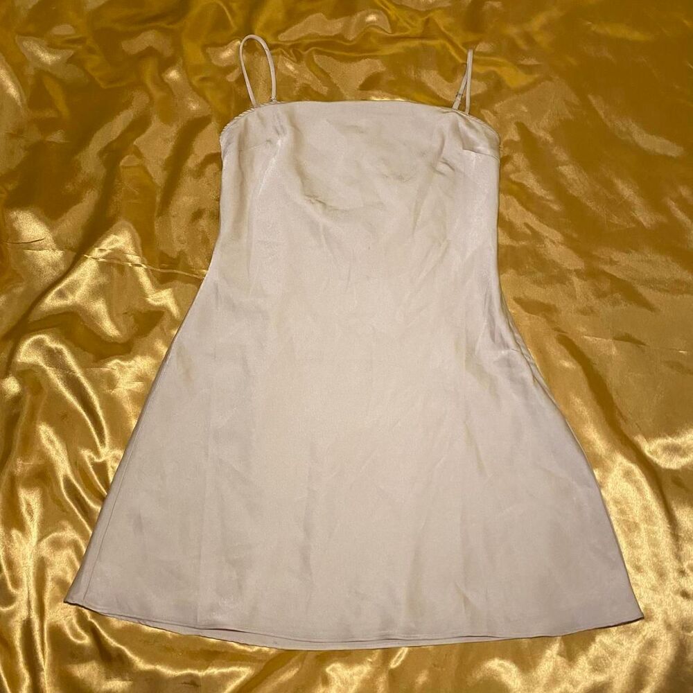 Cotton Candy LA Satin Cami Mini Dress w/ Side Zipper - Picture 2 of 7
